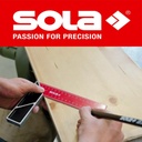 Lapiz Sola Rojo Carpintero 24 Cm Pro Zb24