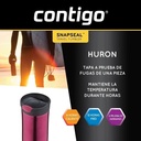 Vaso Termico Contigo Huron Couture Merlot 473ml Acero Inox