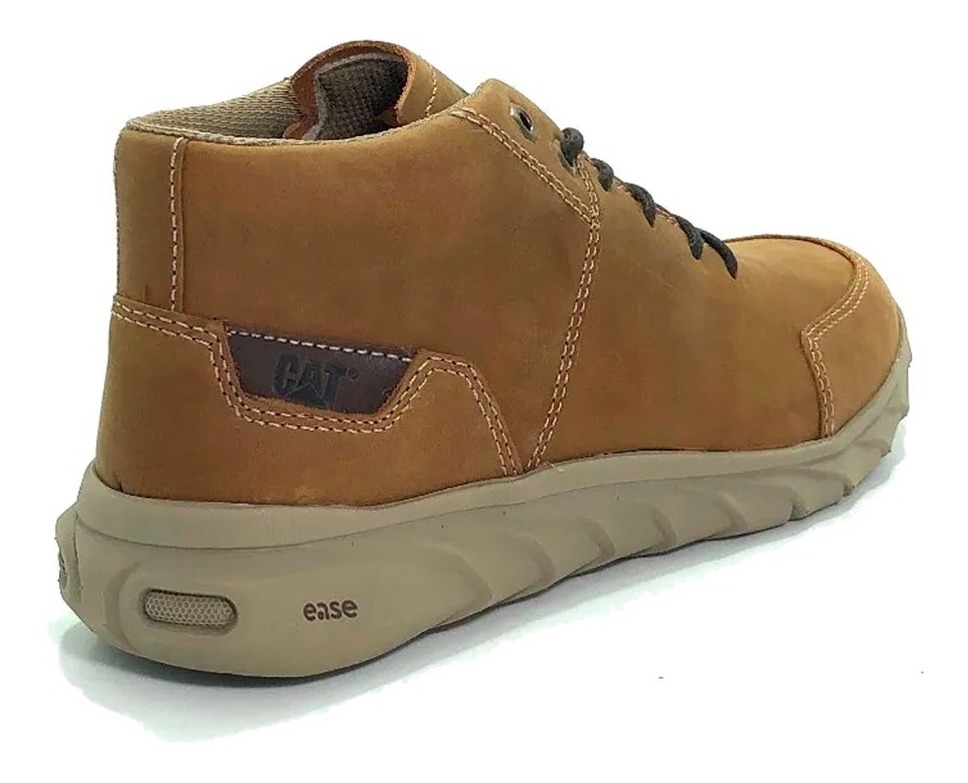 Bota Casual Cuero Caterpillar Camber Hi Original Acordonado