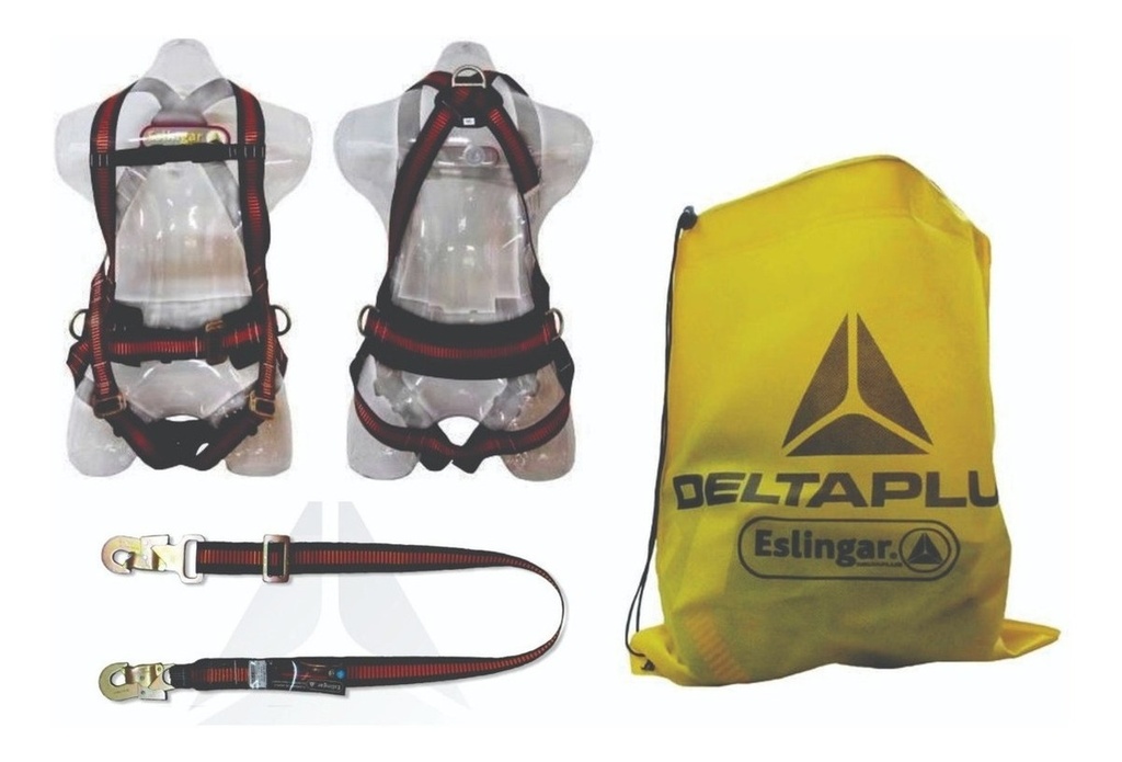 Arnes De Seguridad Slingar Kit002 Con Cabo De Vida  Bolso 