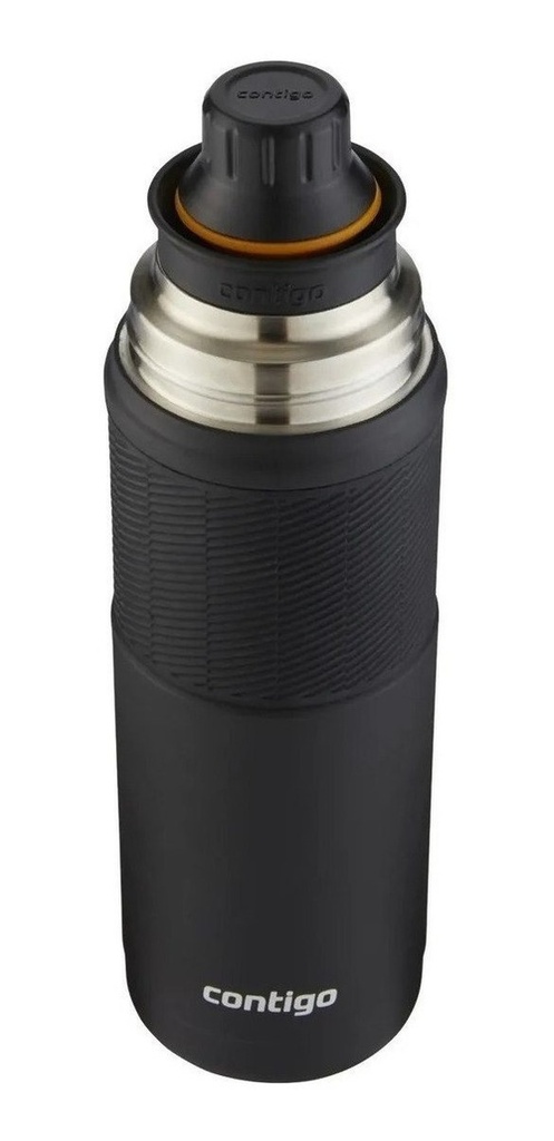 Termo Contigo 739ml Black Mate Acero Inoxidable Pico 360 °