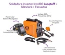 Lüsqtoff Megairon-100 - Naranja/negro - 220v - 50 Hz/60 Hz