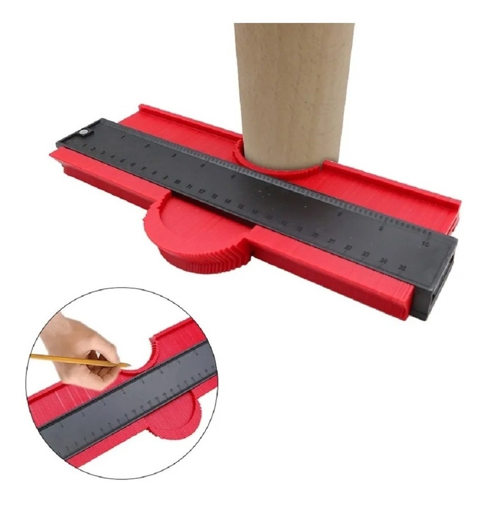 Peine Copiador Contorno Moldura Magnetico 5 PuLG 125mm Zc
