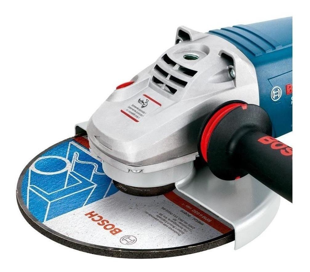 Amoladora Angular Bosch Professional Gws 22-180 Color Azul 2200 w 220 v + Accesorio