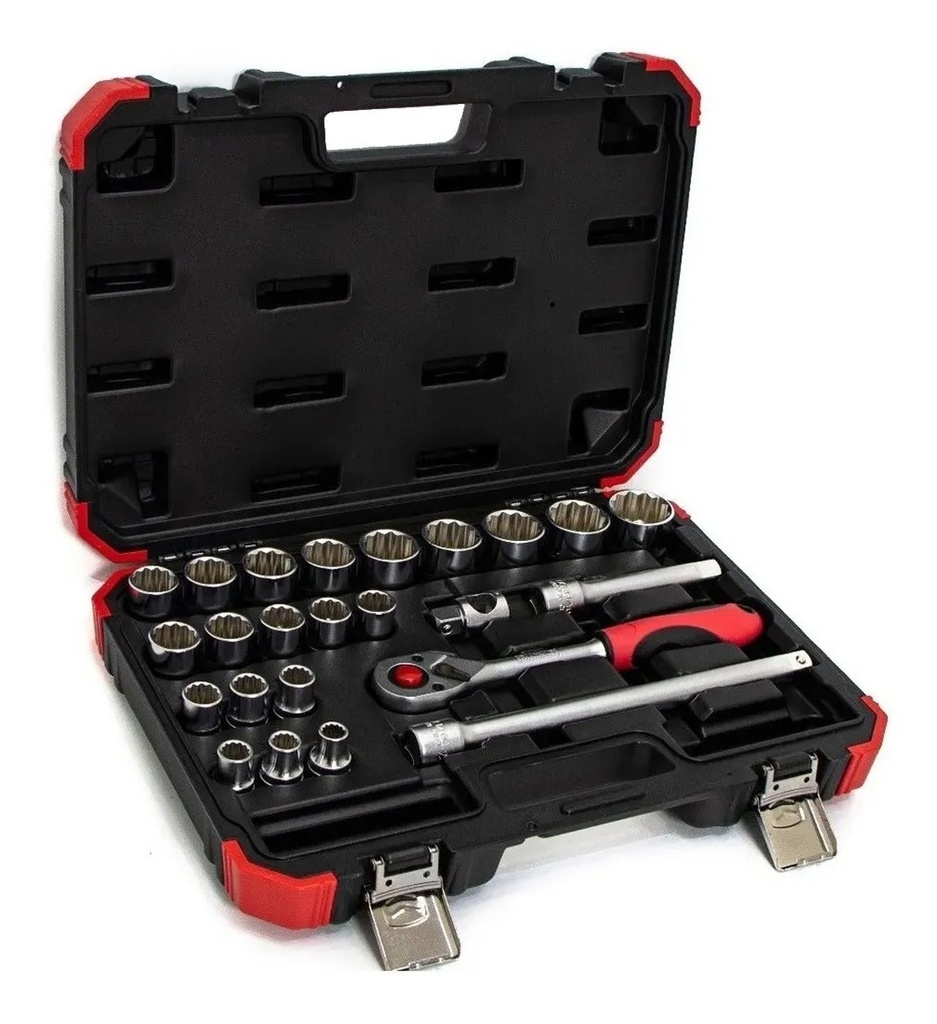 Juego Set Tubos Gedore 1/2 - 3/8 24 Pzas 10 A 32 Mm 69013024