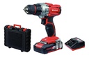 Taladro Atornillador Inalámbrico De 10mm Einhell Te-cd 18/2 Li Kit 18v + 2 Baterías De 1.5ah + Accesorios Con Maletín De Transporte 200v - 260v 50hz/60hz
