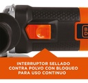 Amoladora Angular 115mm 820w Black Decker G720n Black + Decker G720n-ar Color Naranja