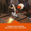 Amoladora Angular 115mm 820w Black Decker G720n Black + Decker G720n-ar Color Naranja