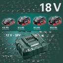 Bateria Metabo 18v 10ah 10000mah Li-hd 62554900