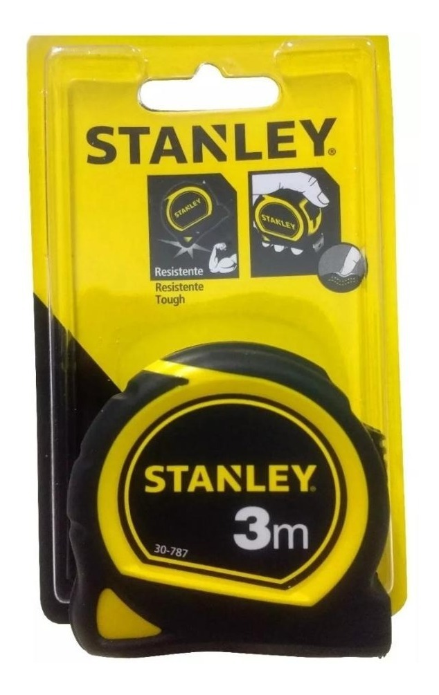 Cinta Metrica 3 Metros Stanley 30-787 Acero Plus  Megamaq