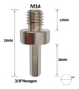 Adaptador M14 Para Taladro De Copa Diam Aliafor Next Hole