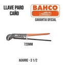 Llave Caño Ajustable Bahco 144 P/caño Aleación De Acero Pint