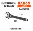 Llave Francesa 12  Bahco Original 8073 Ajustable Fosfatizada