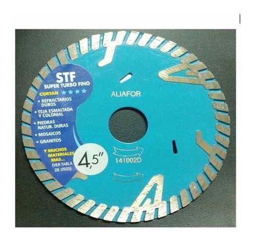 Disco Diamantado Aliafor Stf-4.5 Superturbofino 115mm Teja