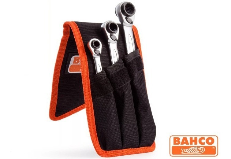 Set Llaves De Ajuste S4rm/3t Bahco Ratchet Crique 8a19 Mm