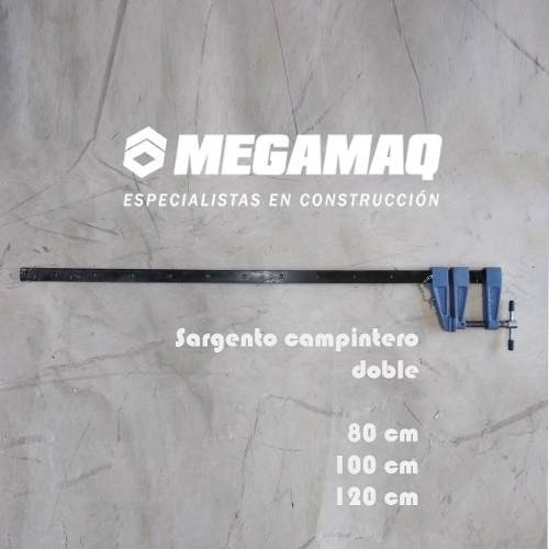 Sargento Prensa Carpintero Tipo F Doble 120 Cm Maez Megamaq