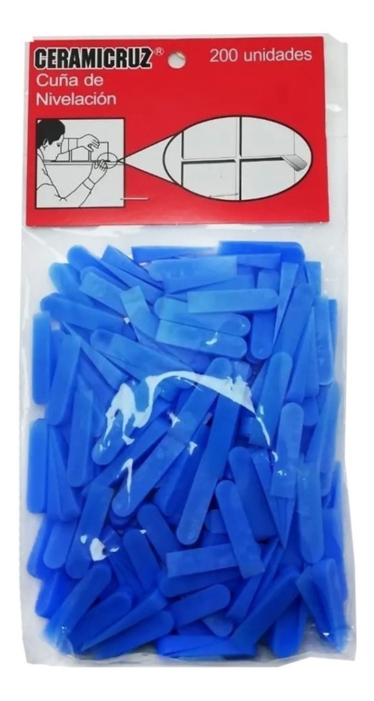 Separador P/ceramica Tipo Cuña X Bolsa 200u Ceramicruz