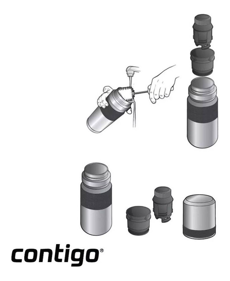 Termo Contigo 2070898 De Acero Inoxidable 1.1l