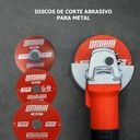 Disco De Corte Omaha 114x1.0x22.23 Mm Abrasivo Para Metales 