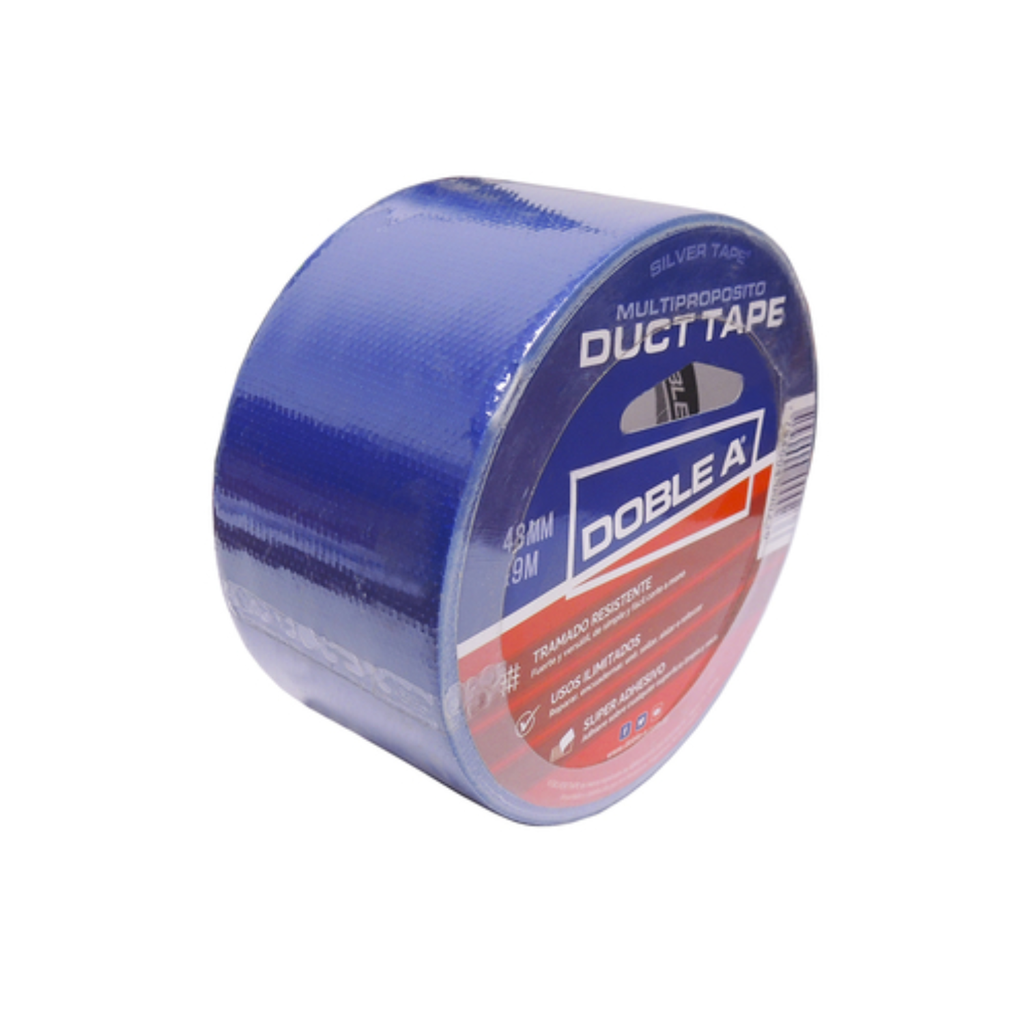 CINTA DUCT TAPE DOBLE A 48Mm*9M AZUL