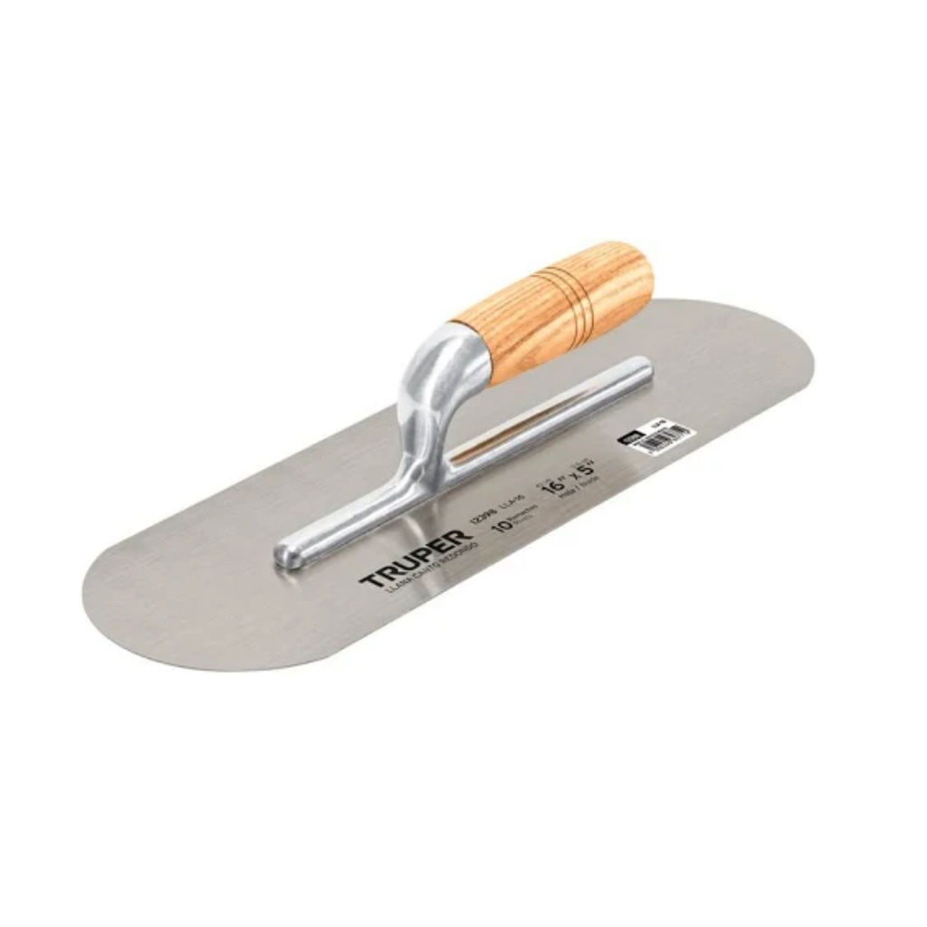 [2303081205276001] LLANA CANTO REDONDO TRUPER 40 X 13 MANGO DE MADERA 12398