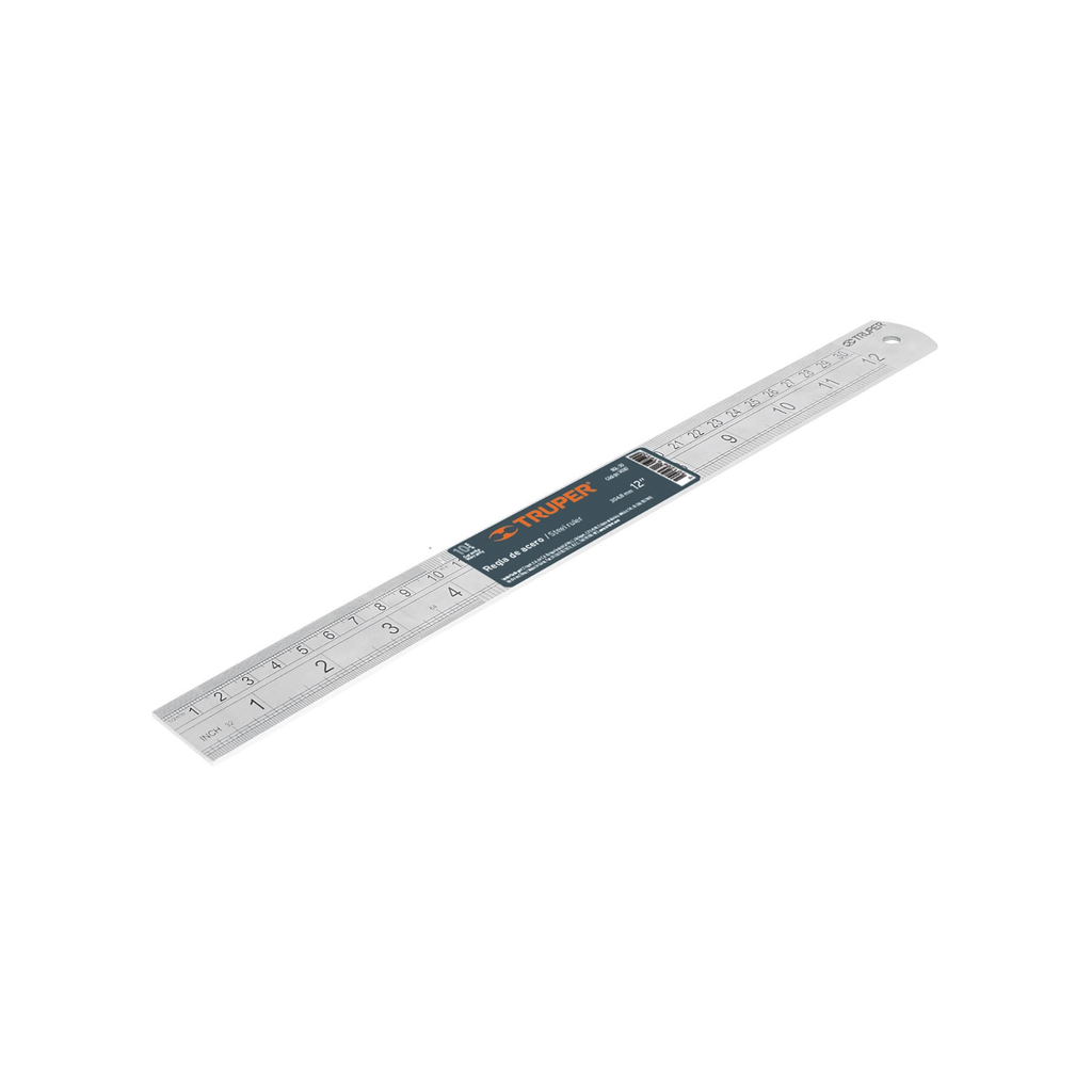 REGLA DE ACERO TRUPER INOXIDABLE 30 CM - 14387