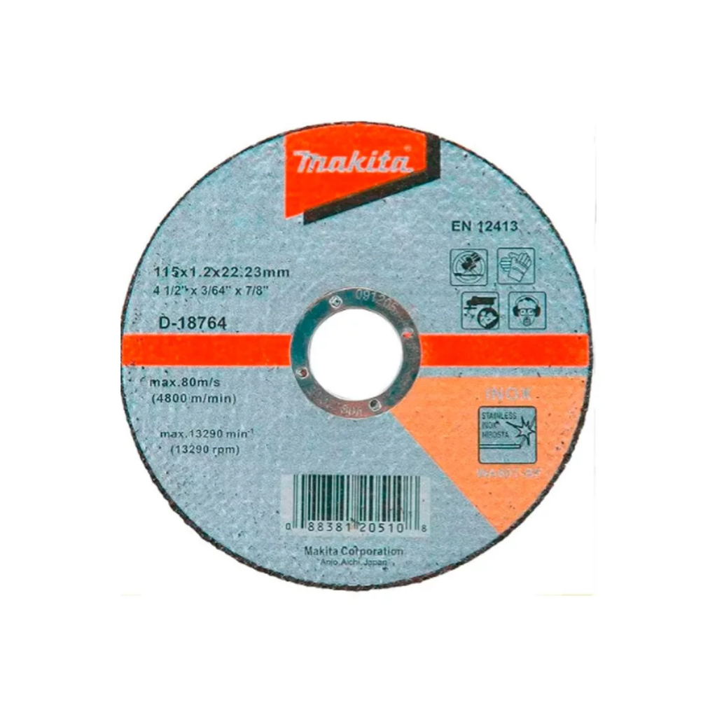 DISCO DE CORTE 115 X 1.2 MM METAL MAKITA - D-18764