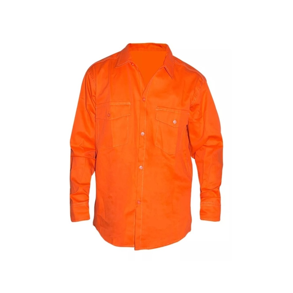 CAMISA NARANJA ECONOMICA TALLE 42