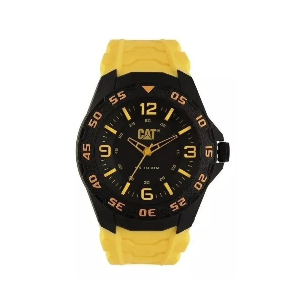 RELOJ CATERPILLAR CORREA RESINA AMARILLO/NEGRO - LB.111.27.137