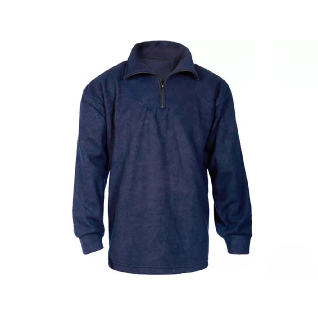 BUZO POLAR INDUSTRIAL PAMPERO 1/2 CIERRE TALLE XL AZUL