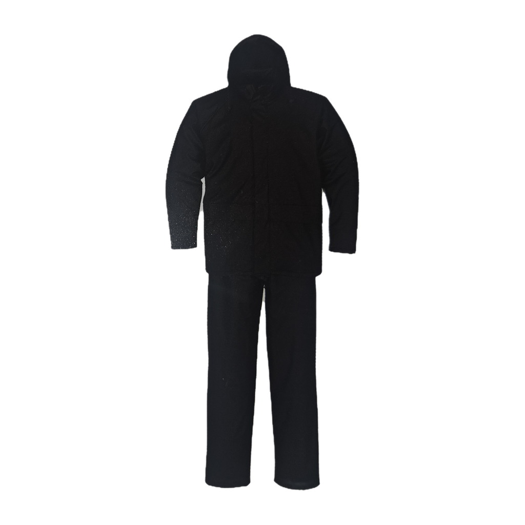 Traje moto Style negro p/lluvia PU/PVC talle MG