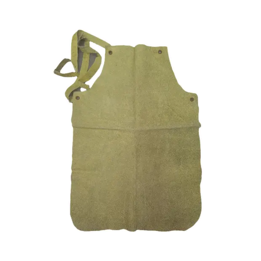 DELANTAL DE CUERO CON REFUERZO PARA SOLDADOR