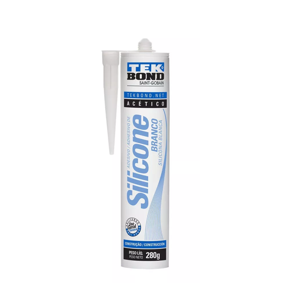 Silicona Tekbond blanca Acetica 280 gr