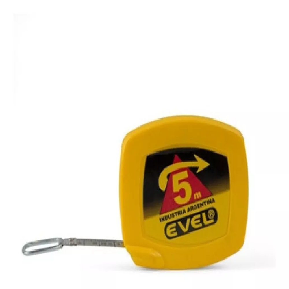 CINTA METRICA EVEL 05 mts. CROMADA Art. 105