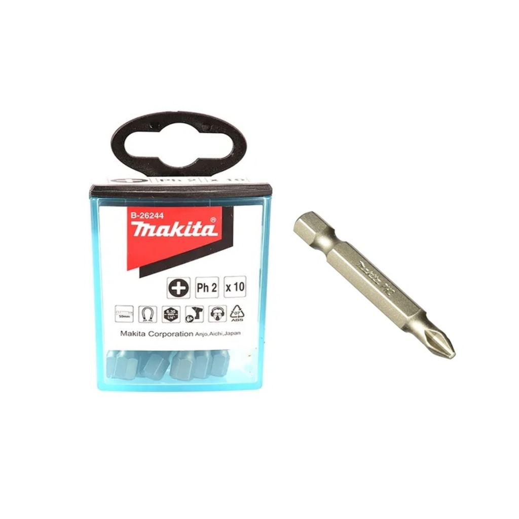 Puntas PH2 Makita 50mm x 10 unid. B-26244