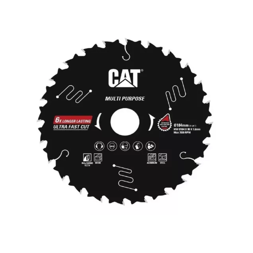 HOJA DE SIERRA CIRCULAR CAT 184 Mm X 40D TEFLONADA/MULTIP CA