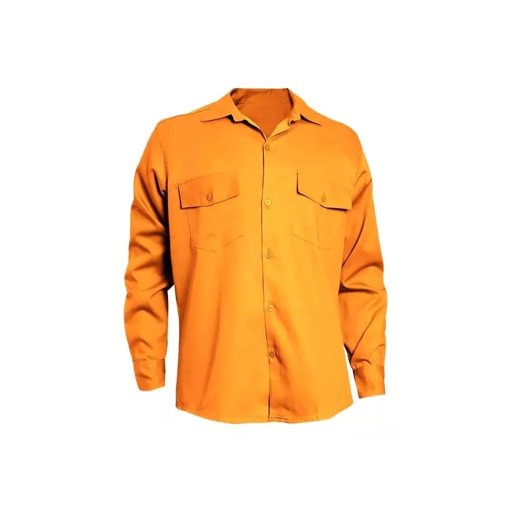 OFERTA CAMISA DE TRABAJO GRAFA 70 NARANJA TALLE 42