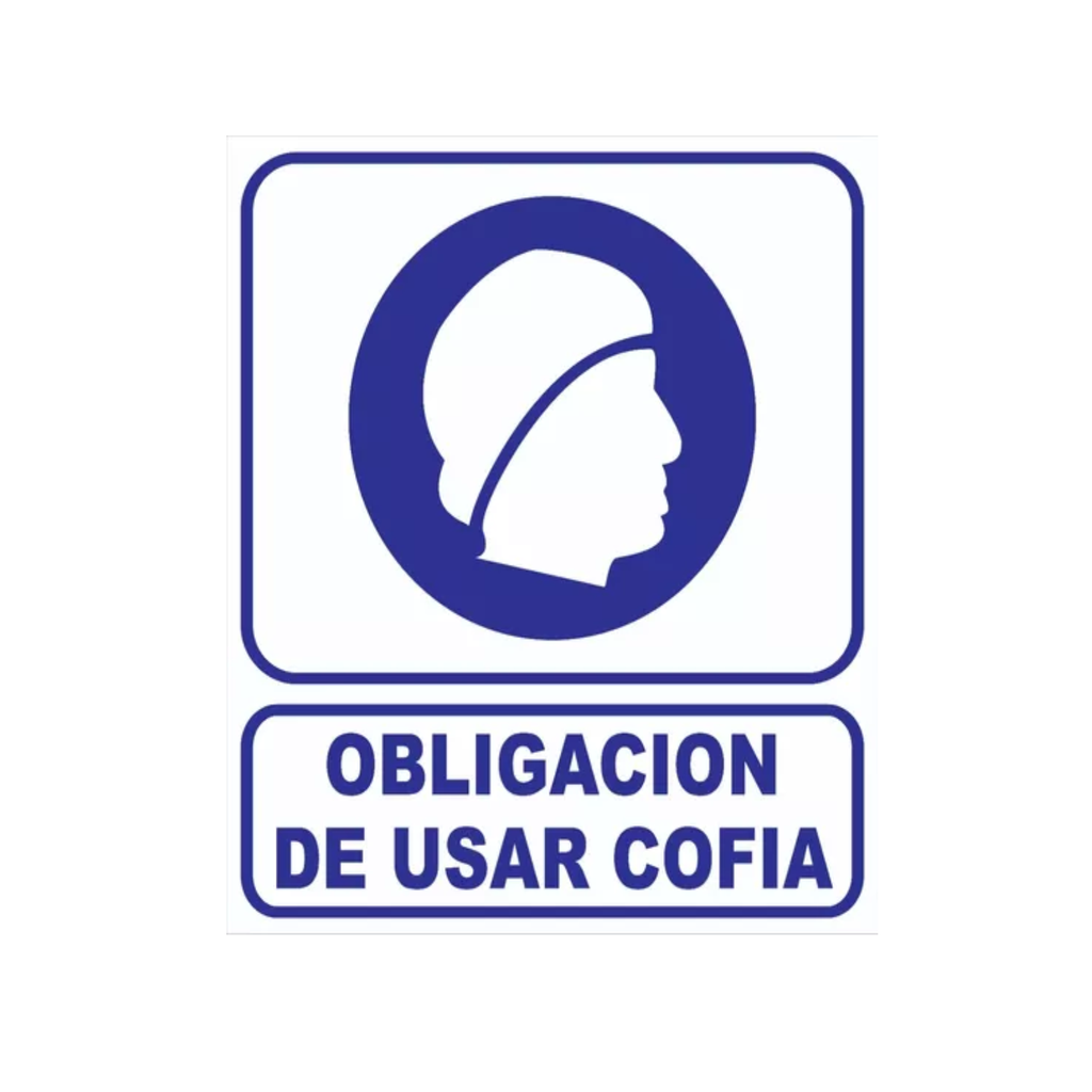 CARTEL 22*28 "OBLIGACION USAR COFIA"