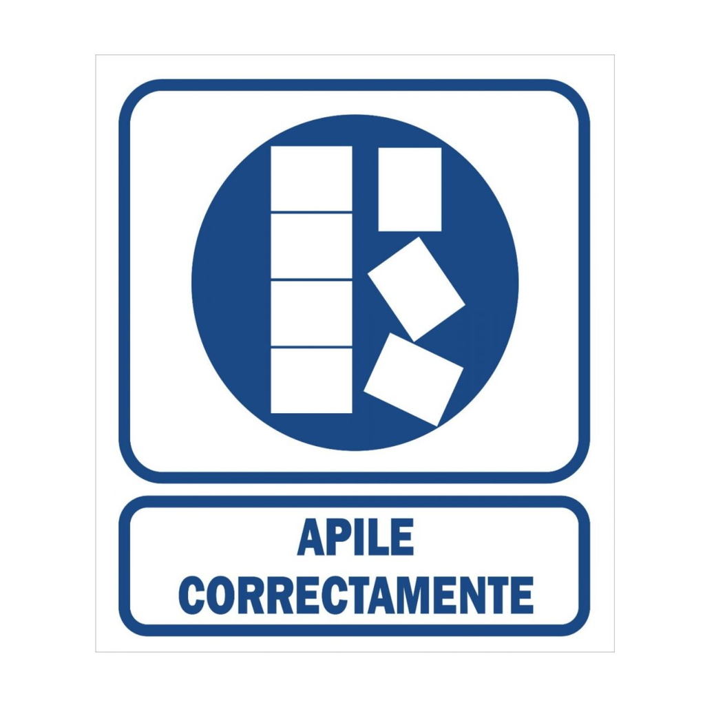 CARTEL 40*45 "APILE CORRECTAMENTE"