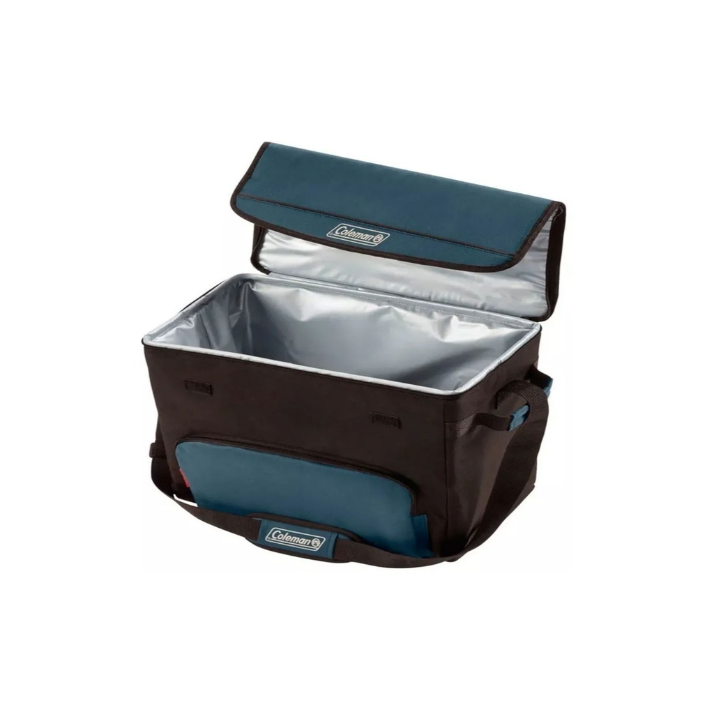 BOLSO TERMICO COLEMAN GRIS AZULADO CAPACIDAD 54 LATAS