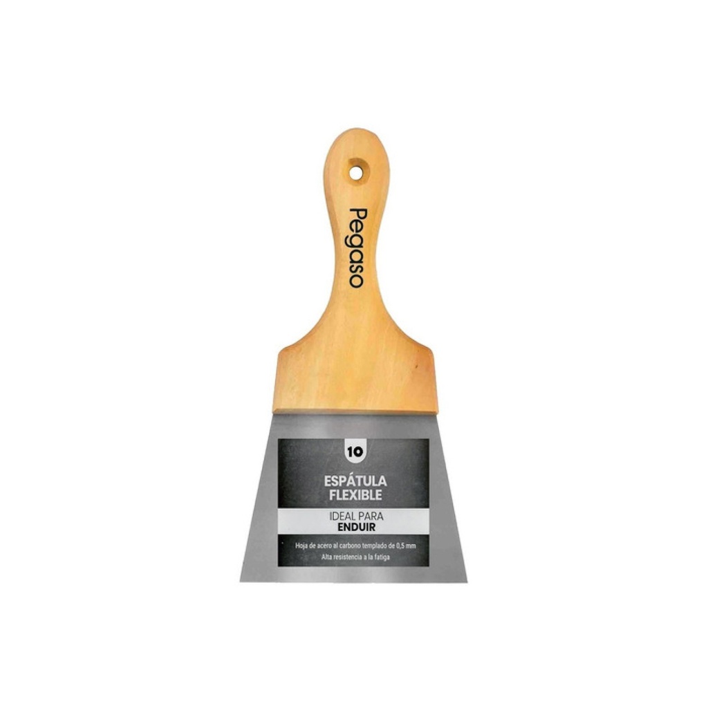 ESPATULA PEGASO CABO DE MADERA 10 CM ULTRA FLEXIBLE EUF-10