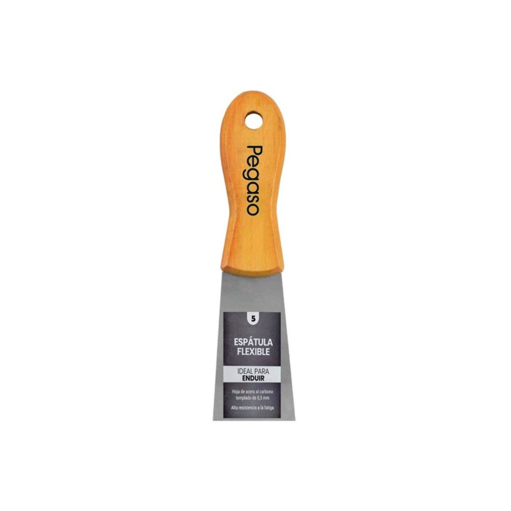 [2203311259151423] ESPATULA PEGASO CABO DE MADERA 5 CM ULTRA FLEXIBLE EUF-5