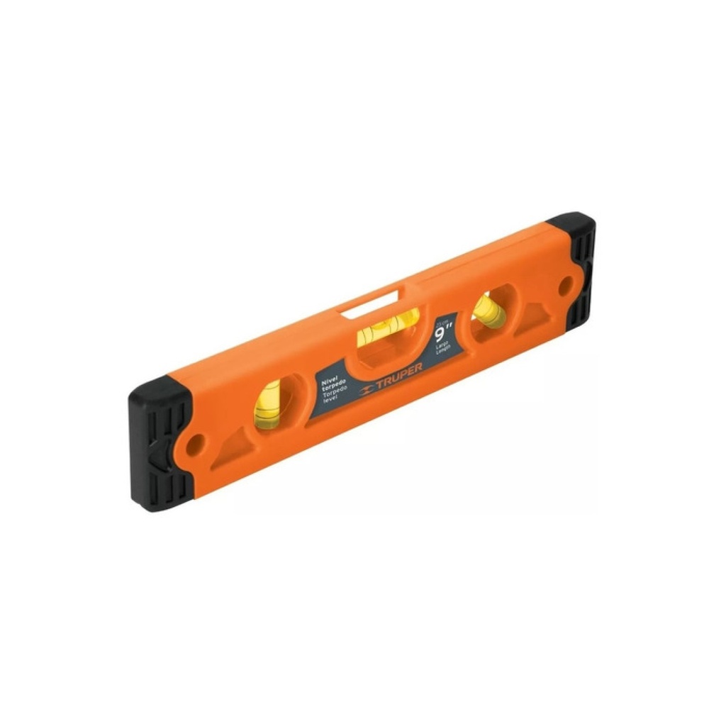NIVEL TORPEDO BURBUJA TRUPER 9 PUL 230 MM MAGNETICO 11223