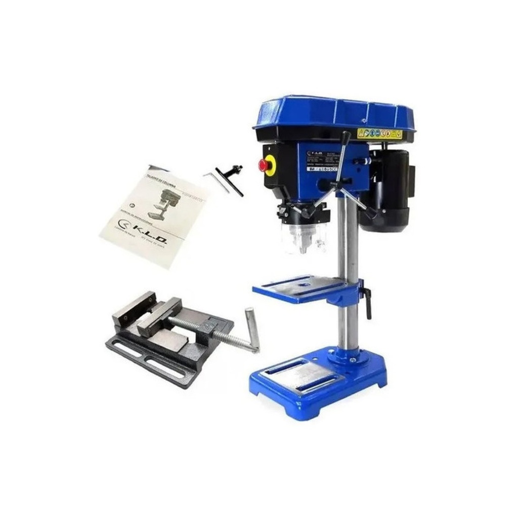 TALADRO DE BANCO KLD 16 MM 500W ECO CON MORSA KLDTB16PLUS