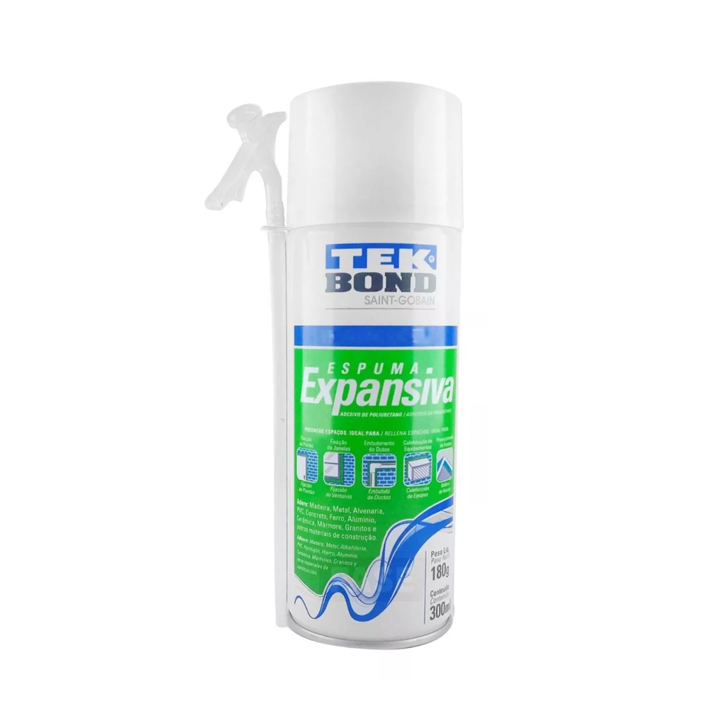[2203281157573331] Espuma Poliuretano Tekbond 300CC 180G.