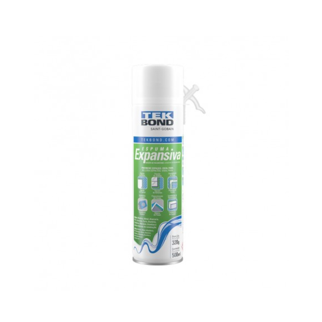 Espuma Poliuretano Tekbond 500 Ml 360G