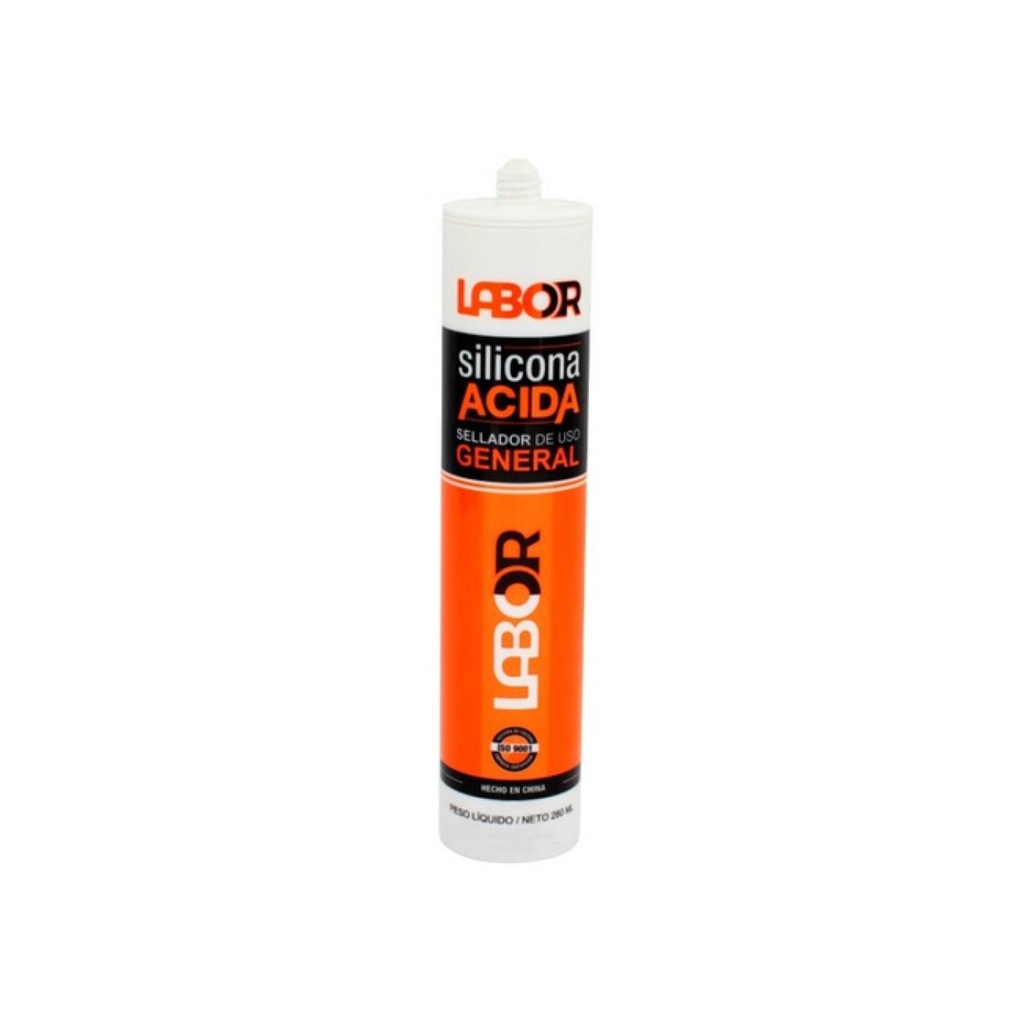 SELLADOR SILICONA ACIDA BLANCO LABOR 280ML