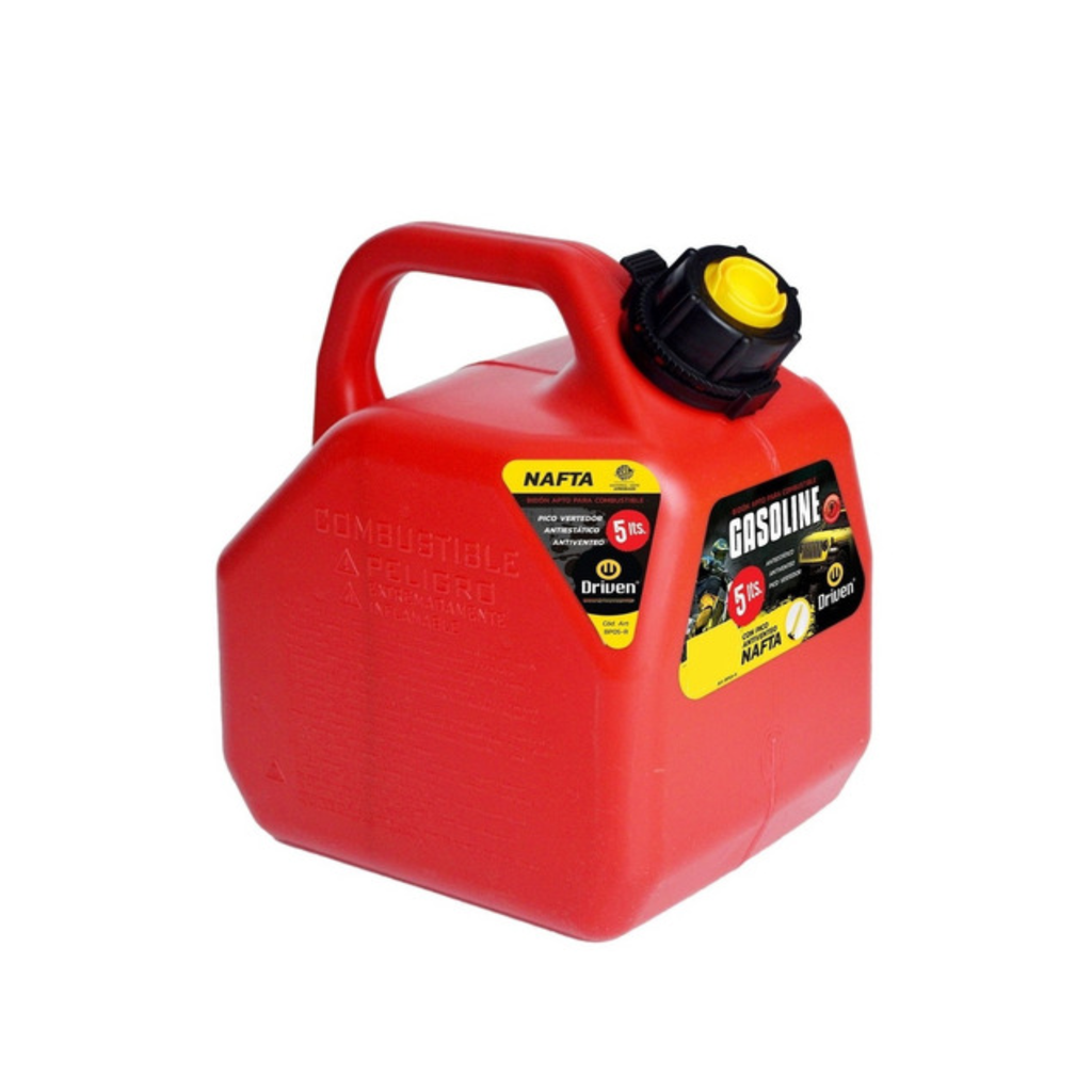 BIDON DE NAFTA 5 Lts ROJO 185.Bp.5R