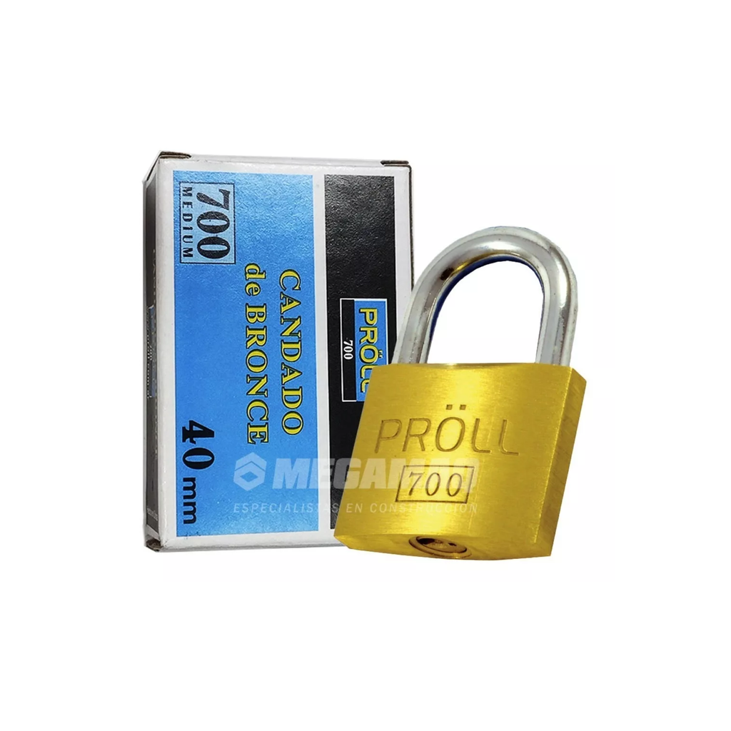 CANDADO BRONCE 40 Mm PROLL - 10502040