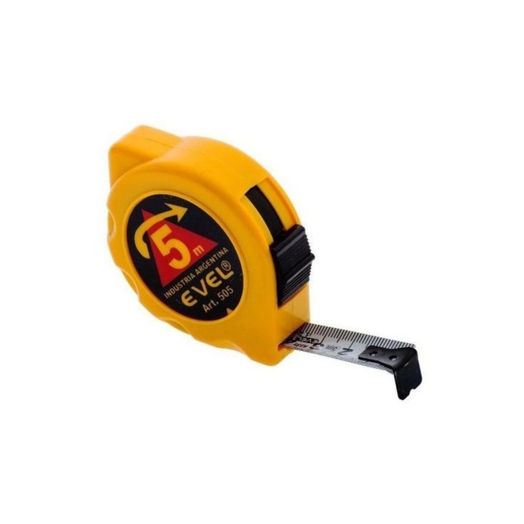 CINTA METRICA EVEL 05 MTS C/FRENO ART. 505